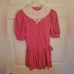 Vintage 80s dress girls size 7